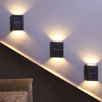SolarFlare Solar LED Garden Wall Lamp — IP65 Scandinavian Design 8