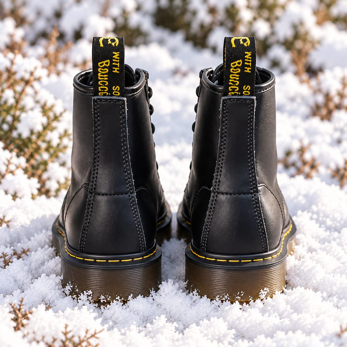 Unisex Genuine Leather Lace-Up Boots — Anti-Slip Rubber Sole 3