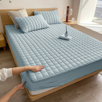Waterproof Mattress Protector Soft — Anti-Stain Breathable Cover 20