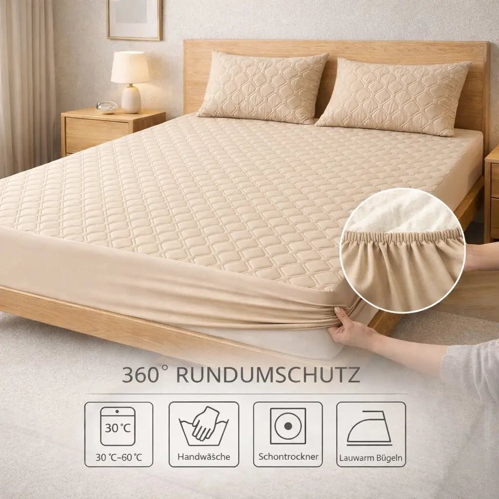 Waterproof Mattress Protector Soft — Anti-Stain Breathable Cover 3