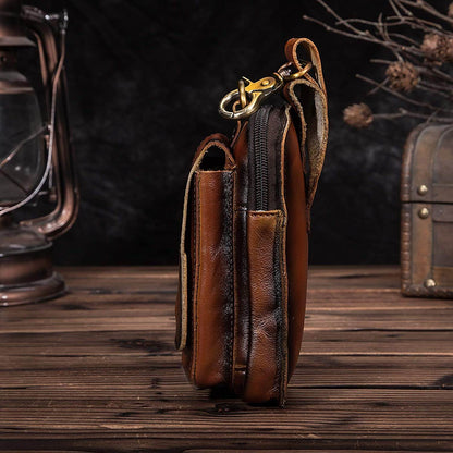 EliteGuard Leather Belt Bag for Men — Adjustable Waist Strap 10
