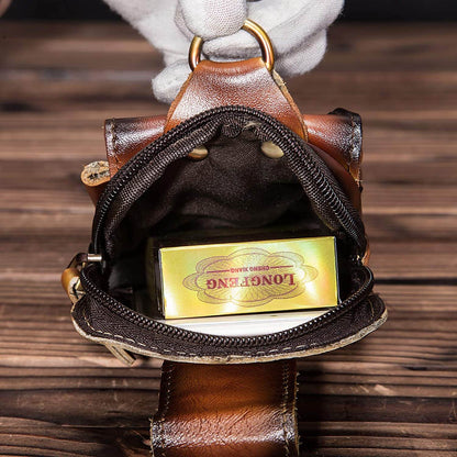 EliteGuard Leather Belt Bag for Men — Adjustable Waist Strap 12