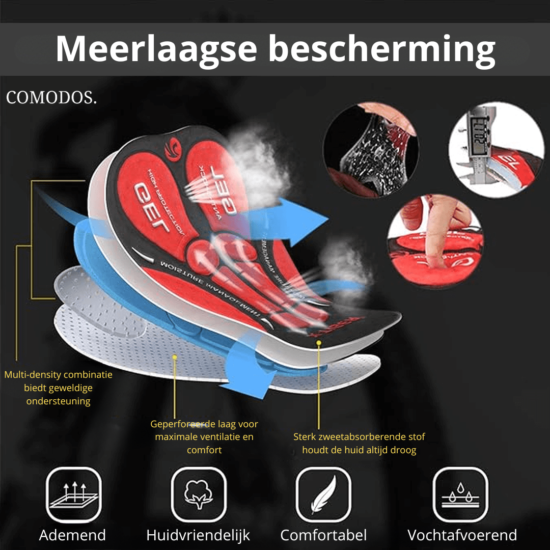 5D Gel Pad Motorcycle Comfort Shorts — Inner Riding Pants 2