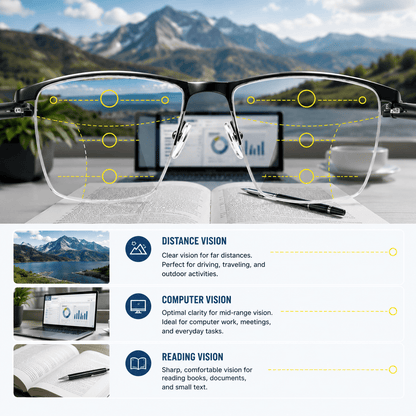 Optivista Multifocal Glasses — Blue Light & UV Protection 6