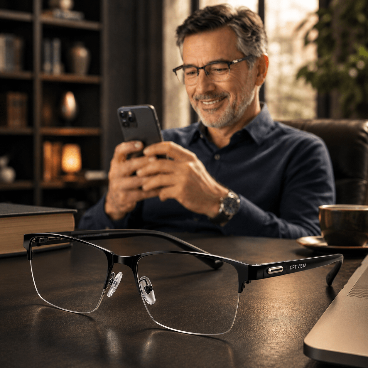 Optivista Multifocal Glasses — Blue Light & UV Protection 2
