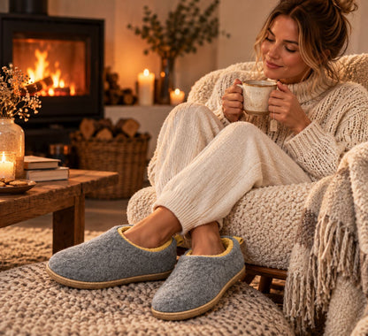 Unisex Orthopedic Slippers Fleece Lined — Warm Slip-on 8