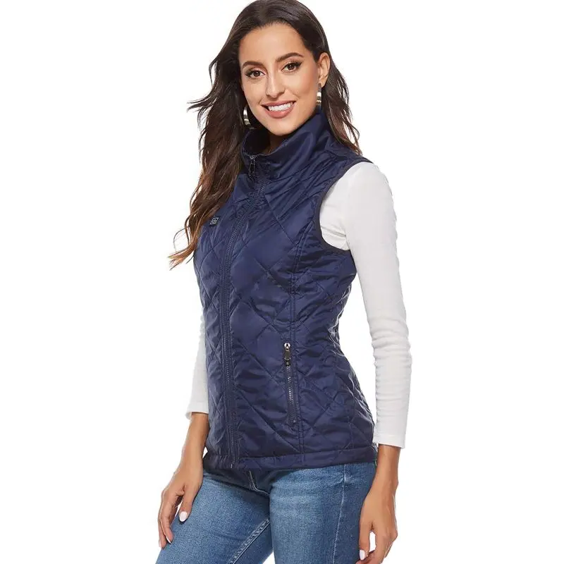 Women's Heated Gilet Electric Vest — 9 Heating Zones USB 2