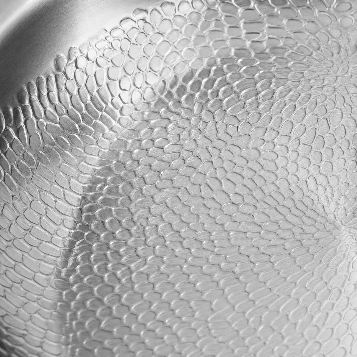 Stainless Steel Honeycomb Frying Pan — Induction & Gas 7