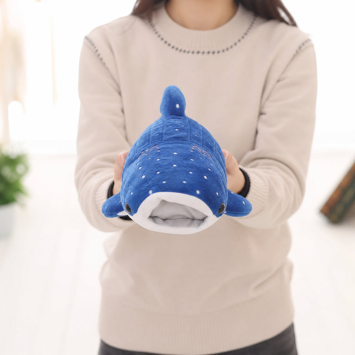 Whale Shark Plush Stuffed Animal 50 cm — Soft Cuddle Pillow 5