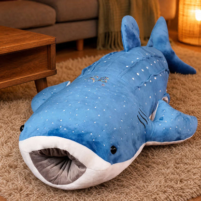 Whale Shark Plush Stuffed Animal 50 cm — Soft Cuddle Pillow 6
