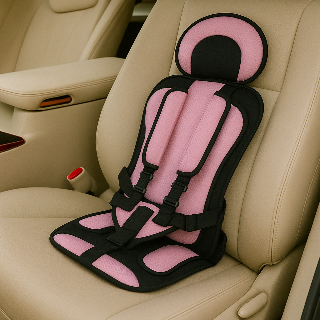 Seggiolino Auto Portatile Pieghevole con Cintura 5 Punti