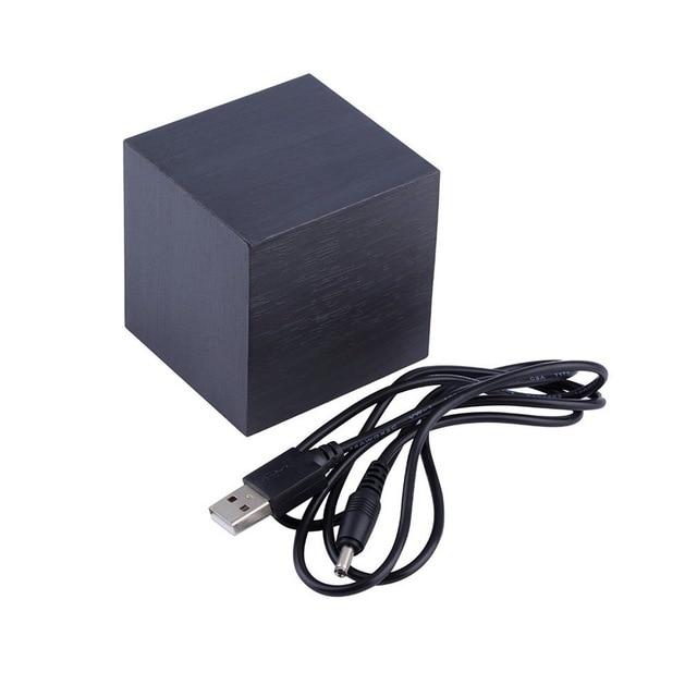 LumiCube LED Cube Alarm Clock — Time, Date & Temperature Display 7