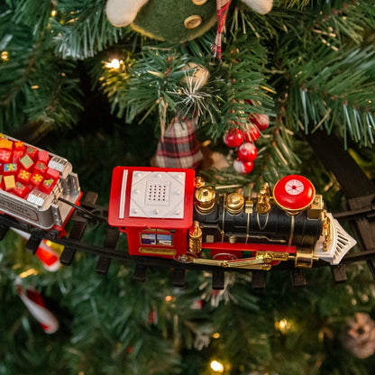 Christmas Tree Train Set with Lights — 75 cm Loop Track 4