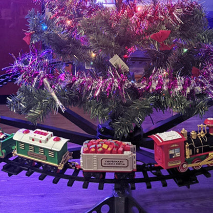 Christmas Tree Train Set with Lights — 75 cm Loop Track 8