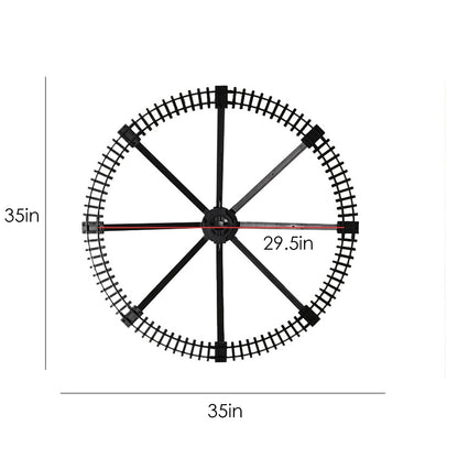 Christmas Tree Train Set with Lights — 75 cm Loop Track 12