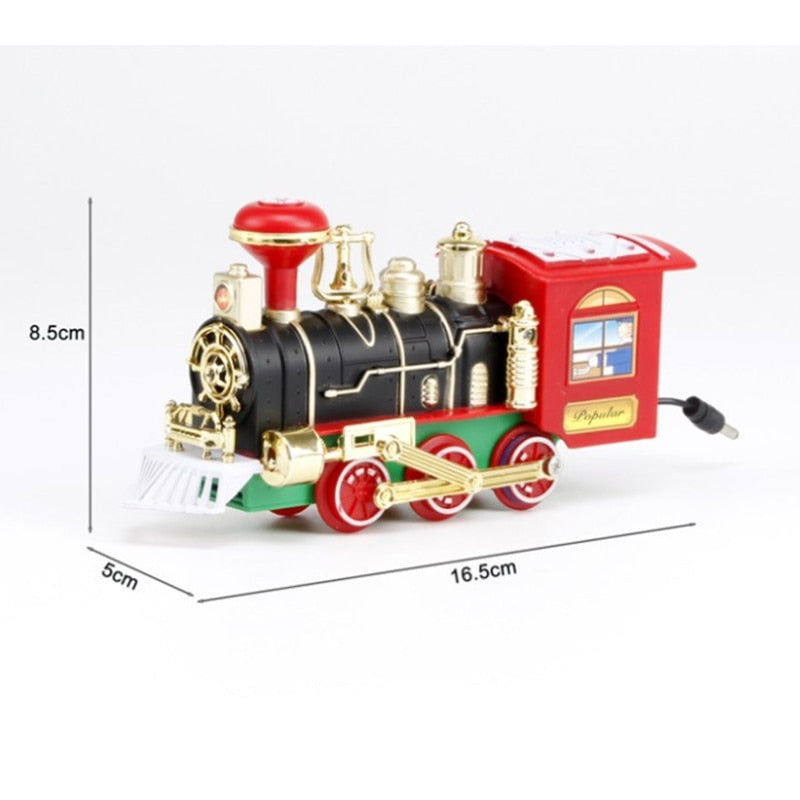 Christmas Tree Train Set with Lights — 75 cm Loop Track 9