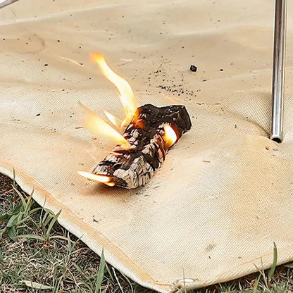 Heat Resistant BBQ Protective Mat up to 800°C — Foldable Outdoor 3