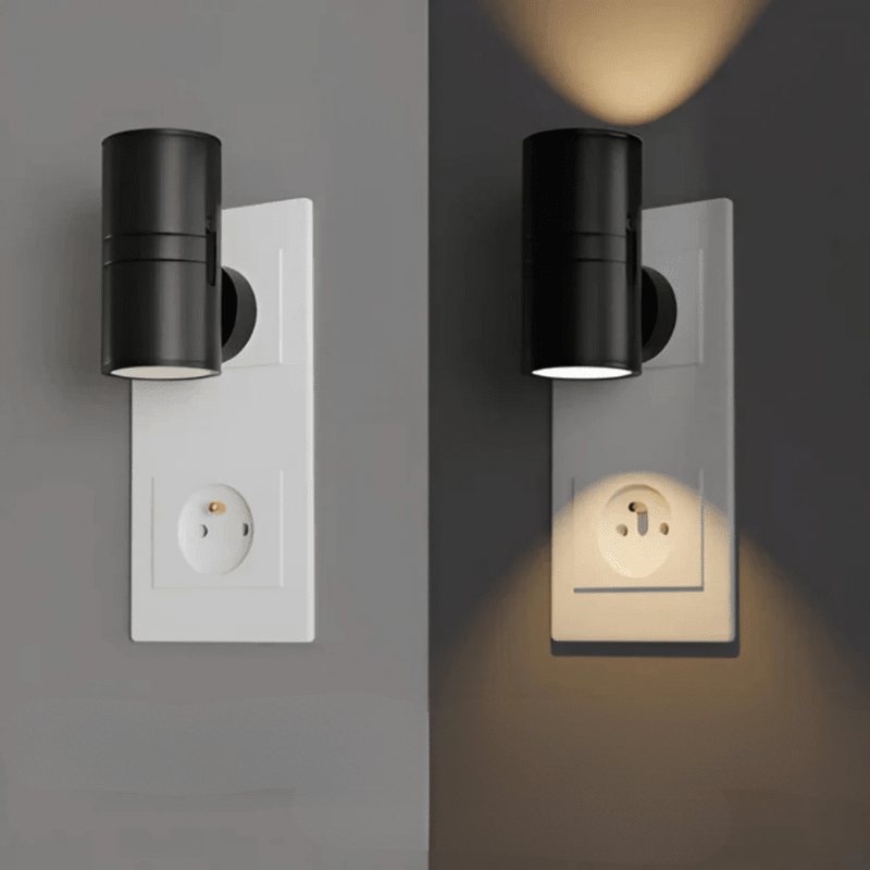 Dimmable LED Wall Plug Night Light with Day/Night Sensor 3