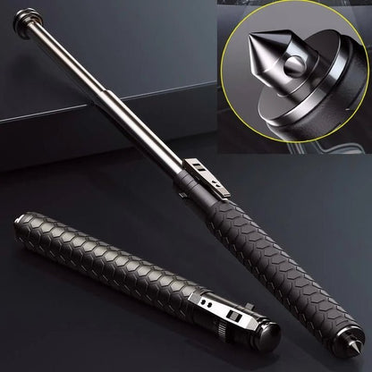 Retractable Self-Defense Walking Stick — Aluminum Hiking Cane 5