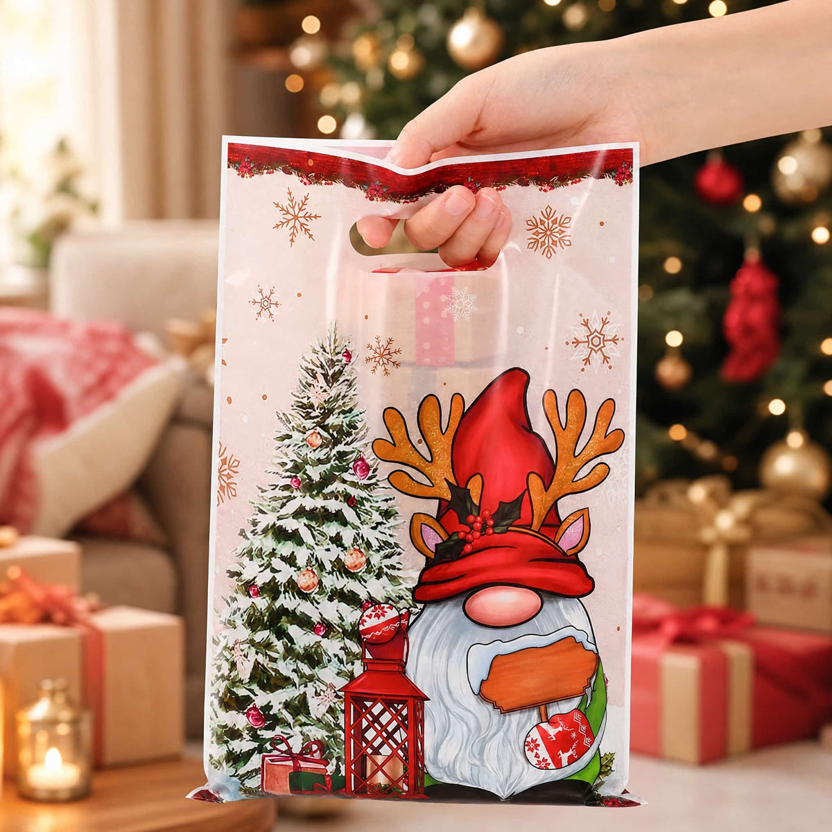 Christmas Gift Bags with Handle — Sets of 10, 25 or 50 pcs 2