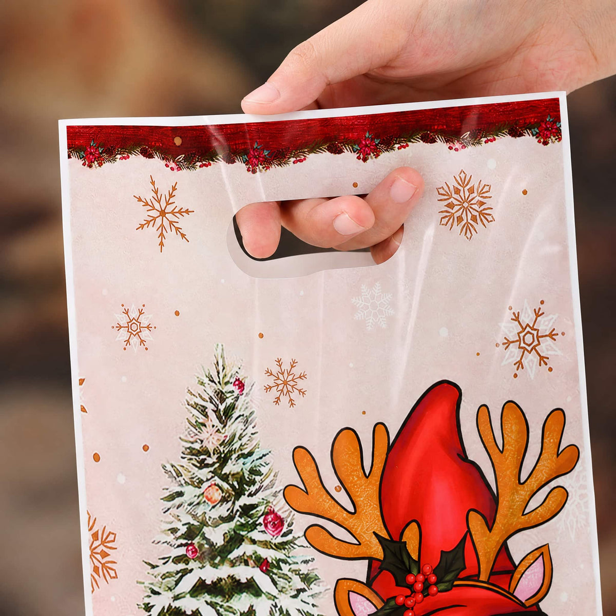 Christmas Gift Bags with Handle — Sets of 10, 25 or 50 pcs 3
