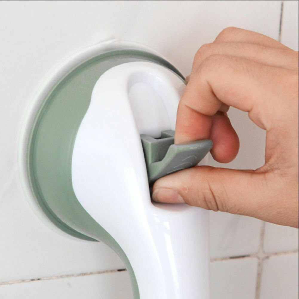 SafeGrip Bathroom Grab Bar Suction Cup — No-Drill 300 lb Support 6