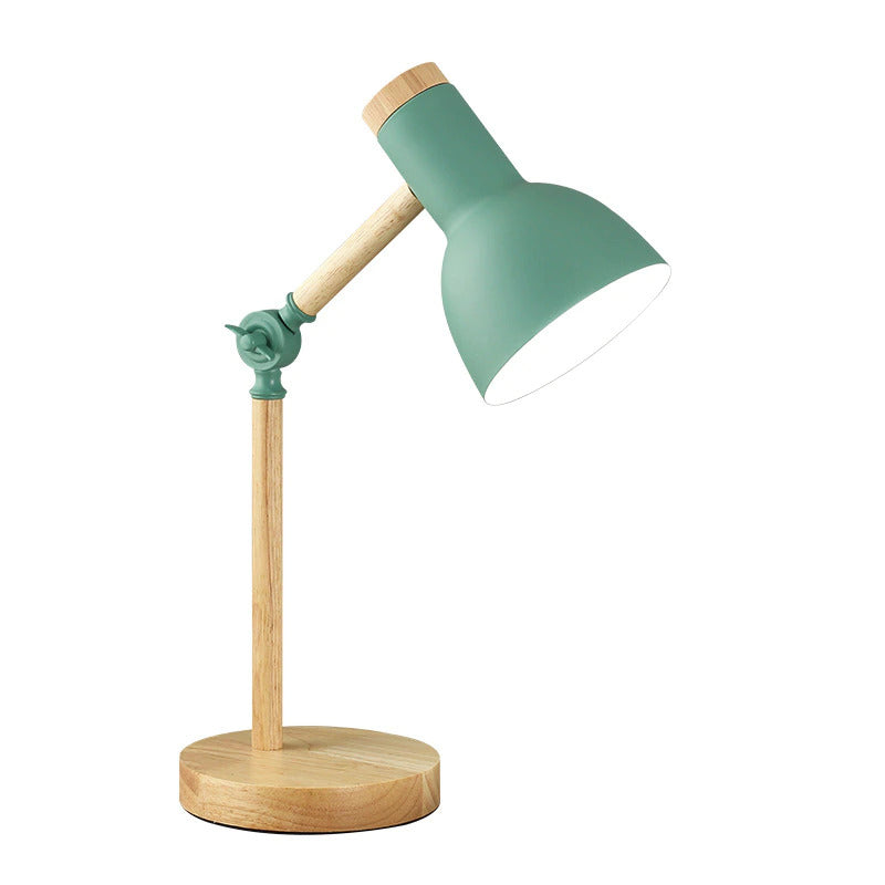 Scandinavian Wooden Desk Lamp — Foldable Adjustable Design 8