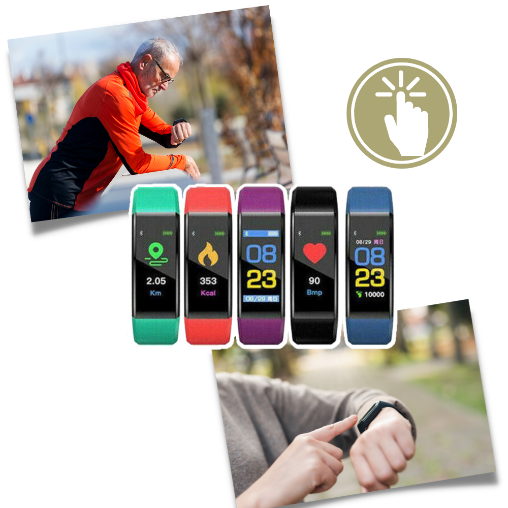 Smartwatch Senior con Monitoraggio Cardiaco e Pressione