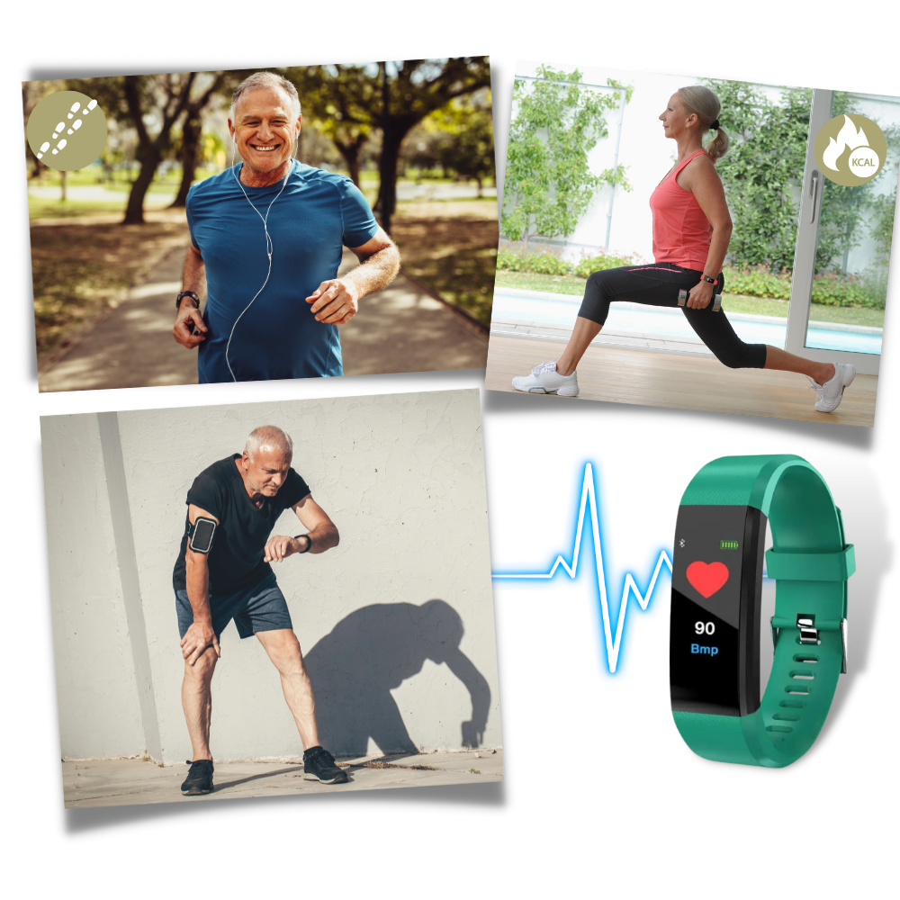 Smartwatch Senior con Monitoraggio Cardiaco e Pressione