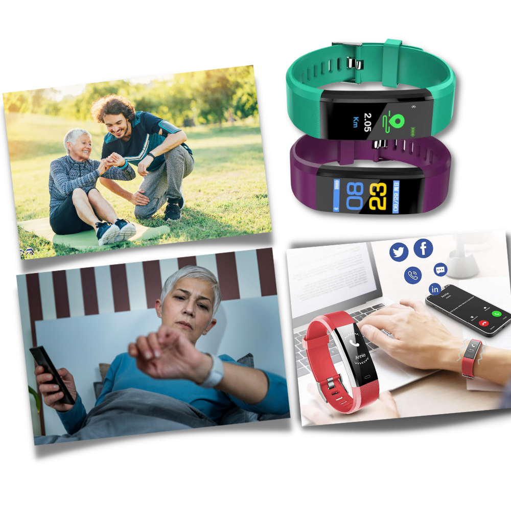 Smartwatch Senior con Monitoraggio Cardiaco e Pressione