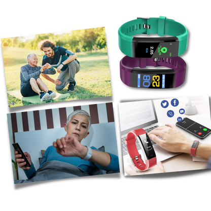 Smartwatch Senior con Monitoraggio Cardiaco e Pressione