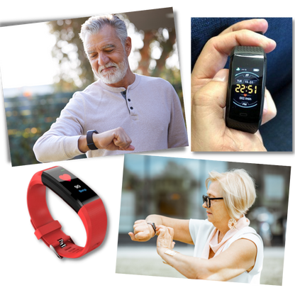 Smartwatch Senior con Monitoraggio Cardiaco e Pressione