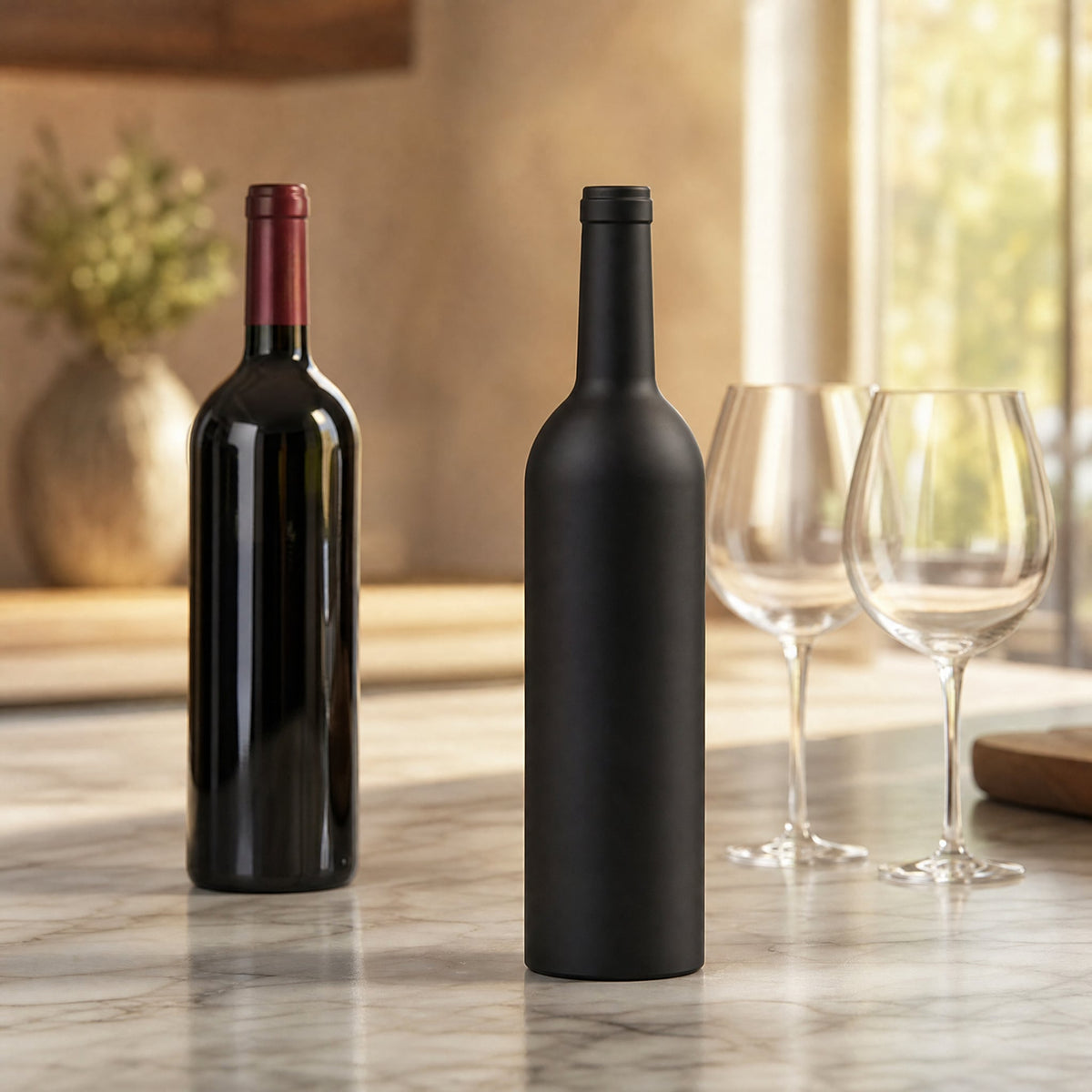 Wine Accessories Gift Set in Bottle-Shaped Case — 3 or 5 Piece 6