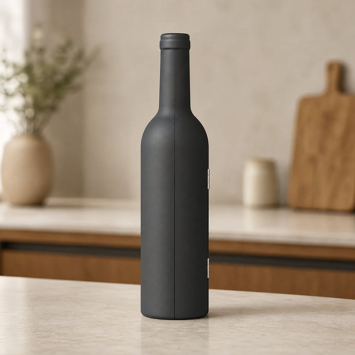 Wine Accessories Gift Set in Bottle-Shaped Case — 3 or 5 Piece 8