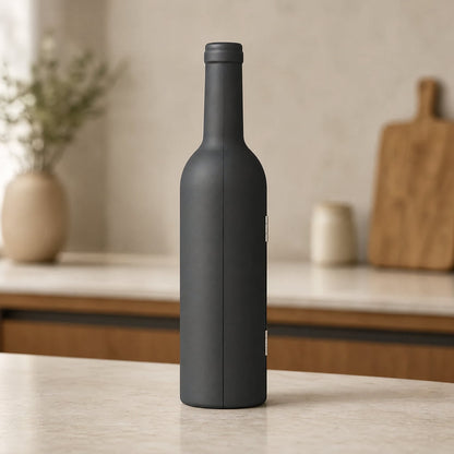 Wine Accessories Gift Set in Bottle-Shaped Case — 3 or 5 Piece 8