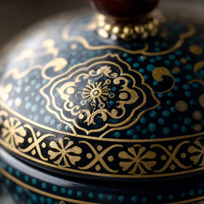 Kung Fu Travel Tea Set — 360° Rotating Ceramic Teapot 7