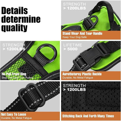 Rechargeable LED Dog Harness — Night Safety & No-Pull Fit 6