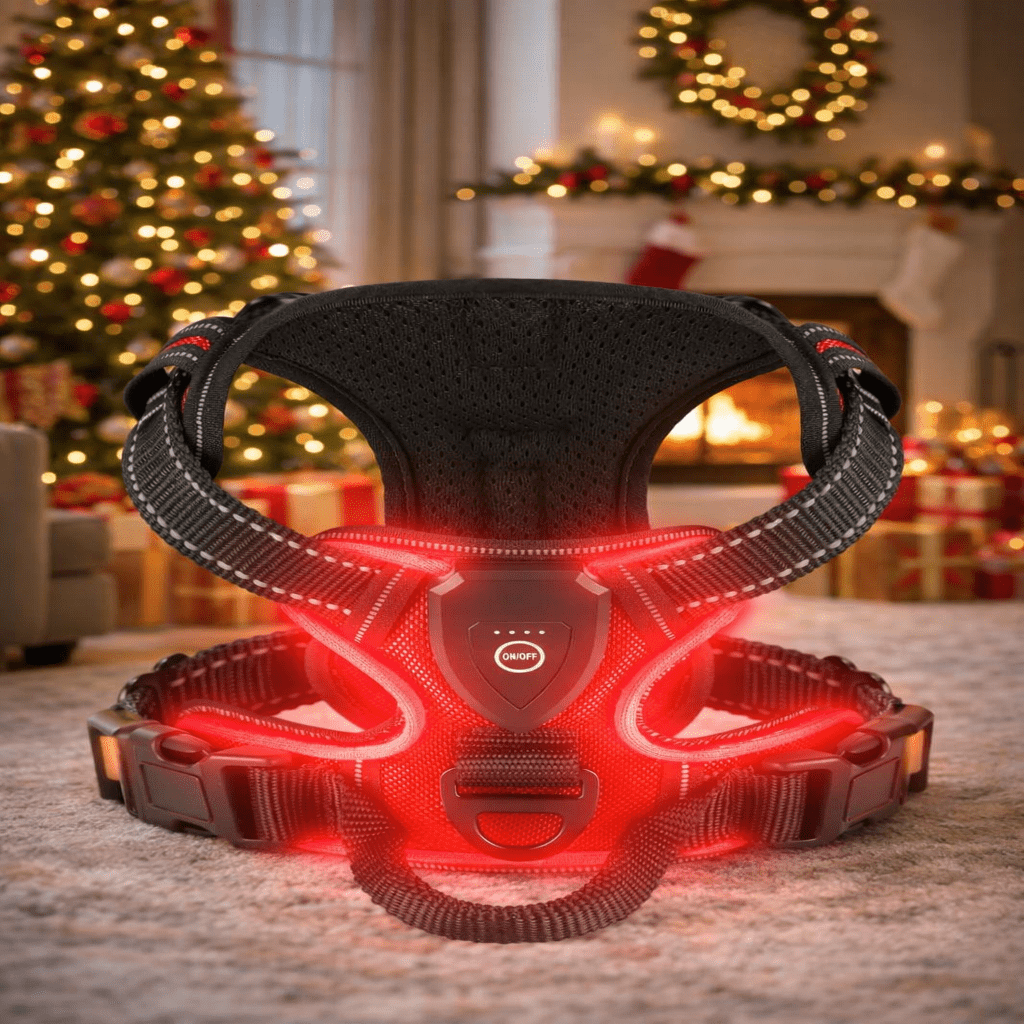 Rechargeable LED Dog Harness — Night Safety & No-Pull Fit 9