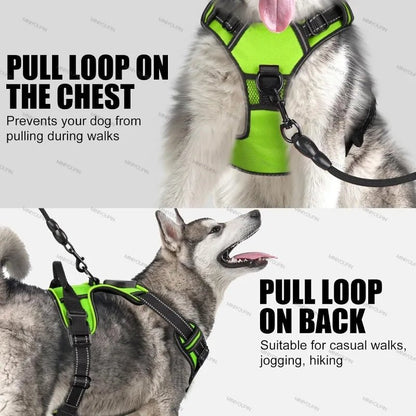 Rechargeable LED Dog Harness — Night Safety & No-Pull Fit 7