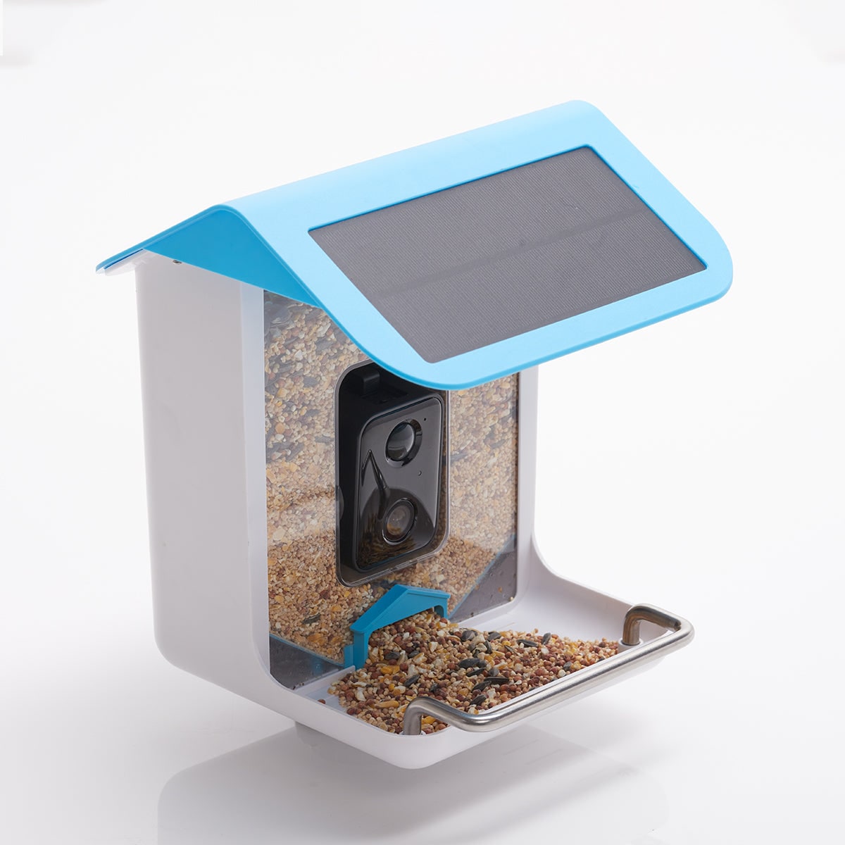 Smart Bird Feeder Camera Solar WiFi 1080p AI Outdoor IP65 2