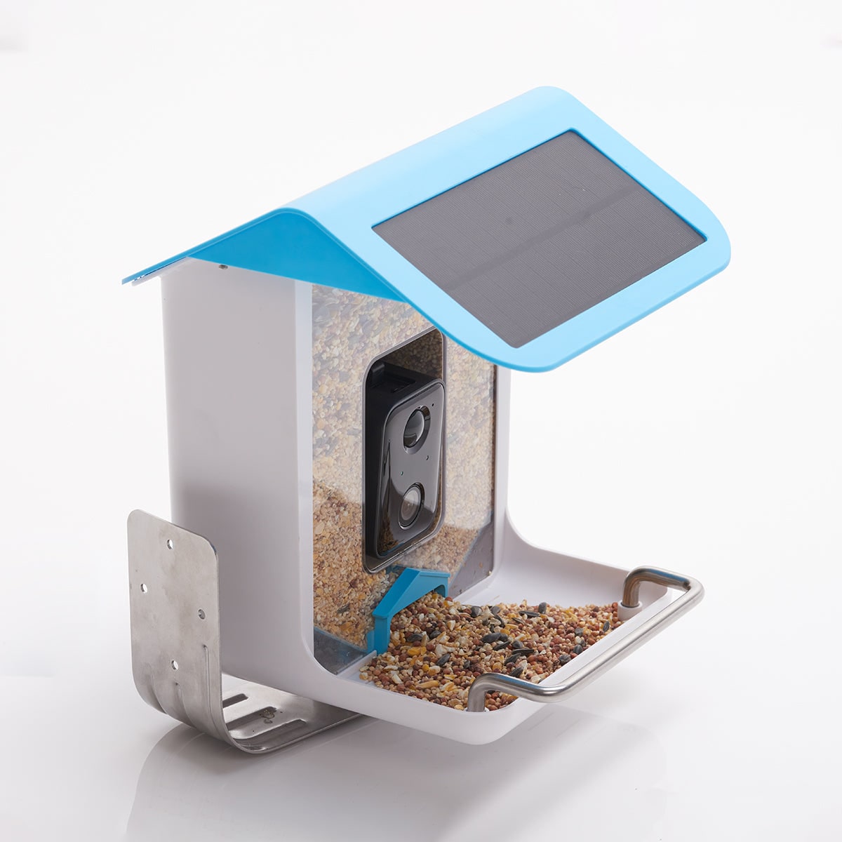 Smart Bird Feeder Camera Solar WiFi 1080p AI Outdoor IP65 8