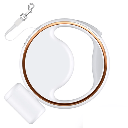 SmartLead Retractable Dog Leash with LED Light & Bag Holder 5