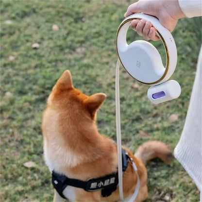 SmartLead Retractable Dog Leash with LED Light & Bag Holder 7