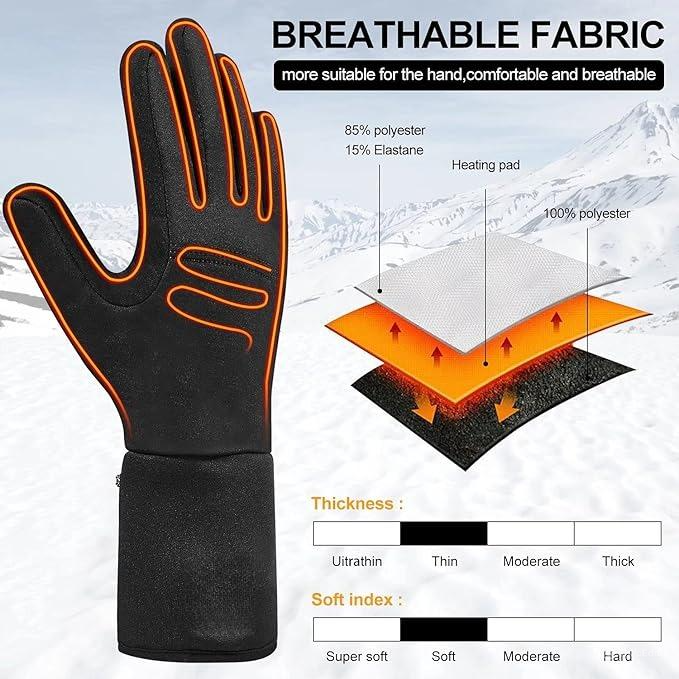 Rechargeable Heated Winter Gloves — 3 Heat Settings 6H Battery 2