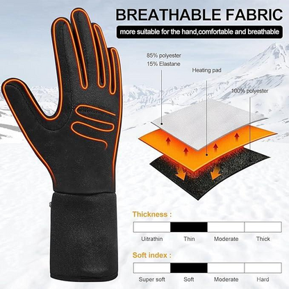 Rechargeable Heated Winter Gloves — 3 Heat Settings 6H Battery 2