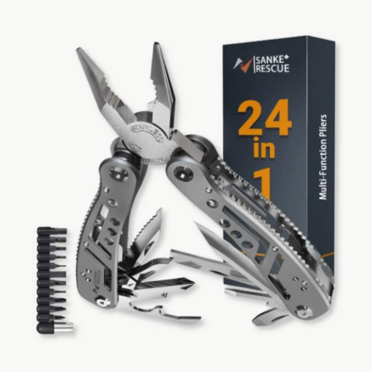 Pinza Multifunzione 24 in 1 in Acciaio Inox