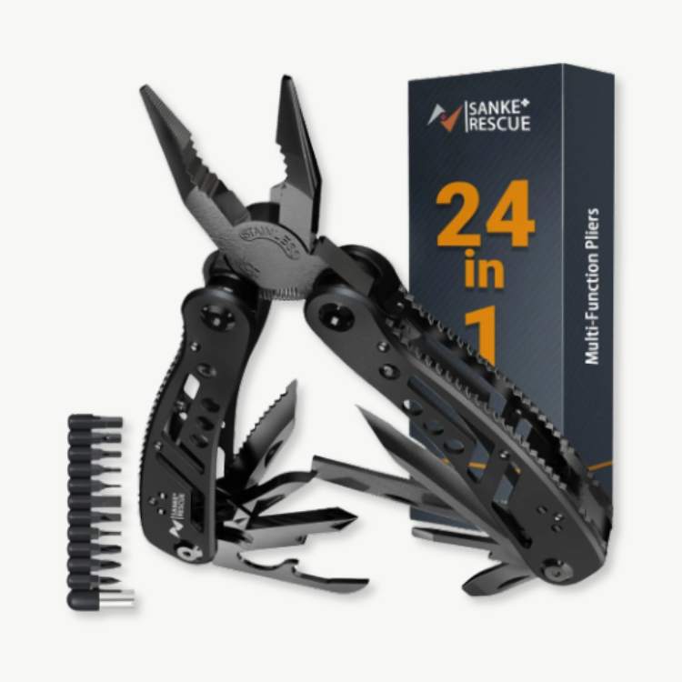 Pinza Multifunzione 24 in 1 in Acciaio Inox