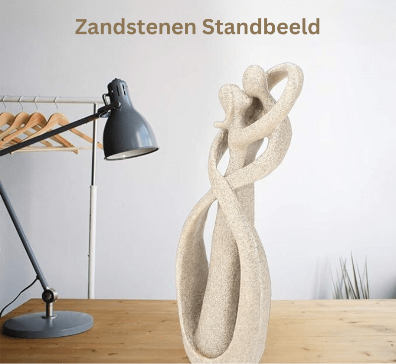 Statuetta Abstract Eterno Abbraccio Decorativa Amore