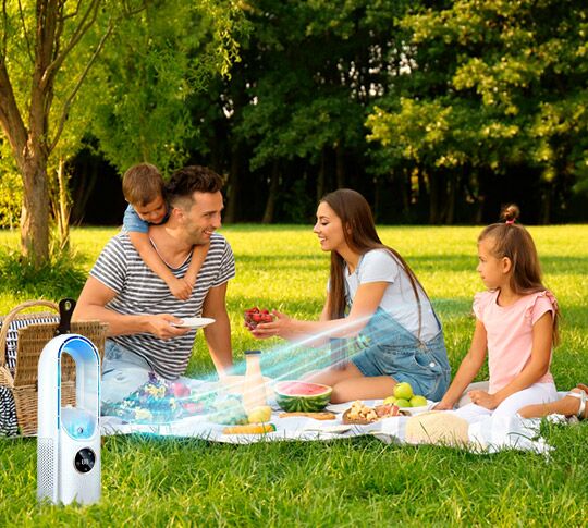 Silent Portable Air Conditioner No Exhaust — USB 6 Speed Mini Cooler 12