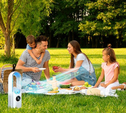 Silent Portable Air Conditioner No Exhaust — USB 6 Speed Mini Cooler 12